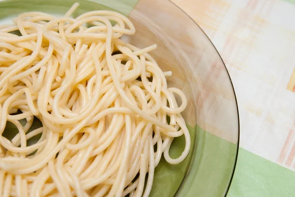 皿の上のスパゲッティ — ストック写真