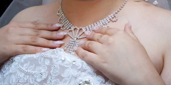 Ожерелье невесты — стоковое фото