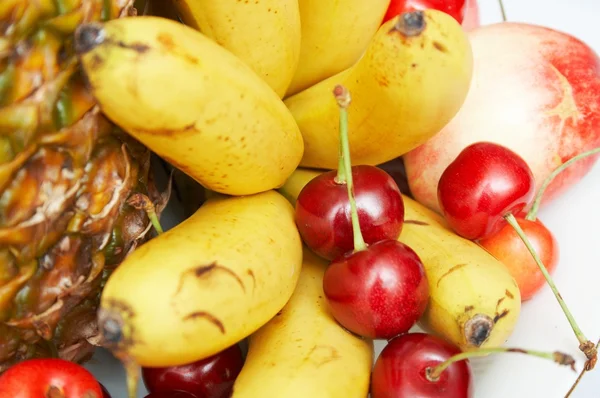 Contexte des fruits frais d'été . — Photo