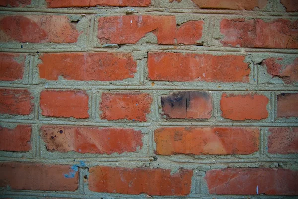 Текстура стін з червоної цегли — стокове фото