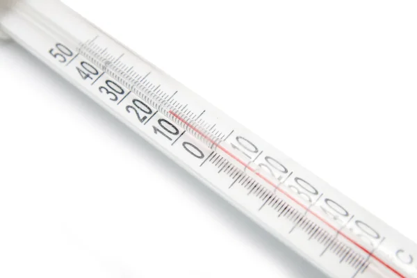 Thermometer geïsoleerd — Stockfoto