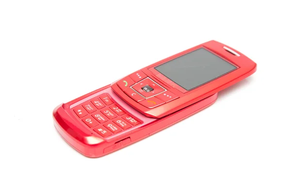 Modern mobile phone isolated on white — Stock Photo, Image