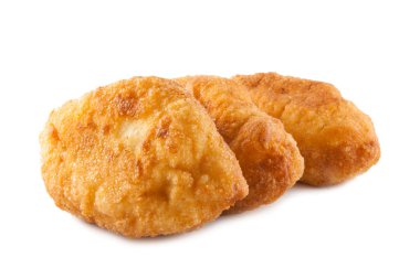 Rus böreği pirozhki üzerinde beyaz izole taze pişmiş