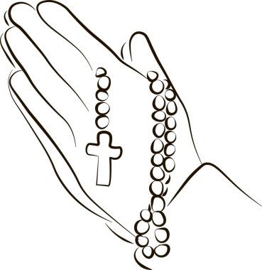 Elleri Tanrı 'ya dua etmek için bağlandı. Dua eden eller dine ve Tanrı 'ya iman eder. Umudun, sevginin ve bağlılığın gücü. Namaste veya Namaskara el hareketi. namaz pozisyonu