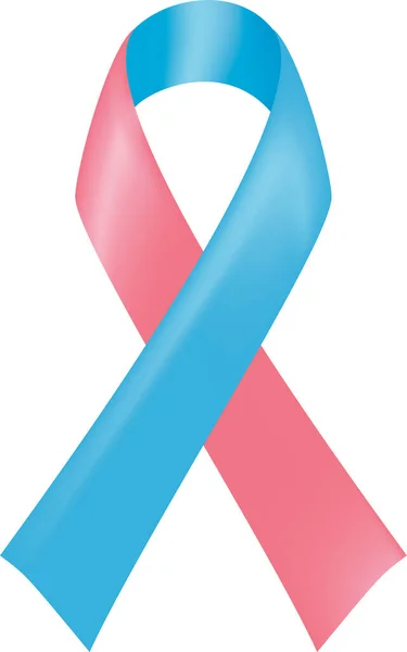 Pregnancy Infants Loss Awareness Month October Concept Blue Pink Awareness — Stok fotoğraf