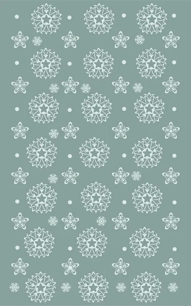 Falling Snowflakes Blue Background Seamless Pattern Snowflake Design Texture Winter — Stock Photo, Image