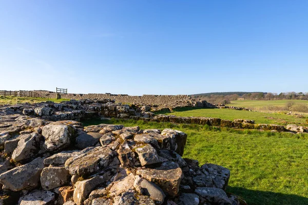 Harrow 'un yarasının kalıntıları, Kuzey İngiltere' deki Hadrian Duvarı 'nda 49 Milecastle..