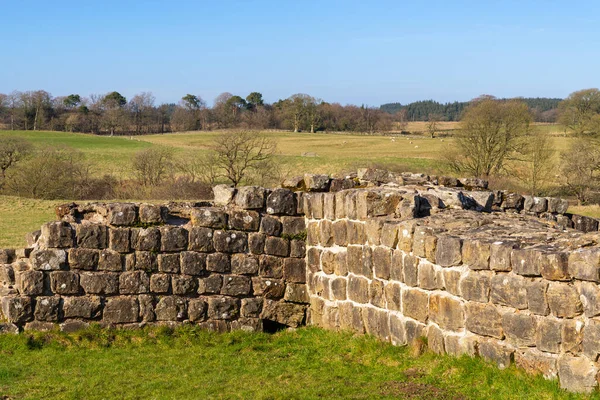 Harrow 'un yarasının kalıntıları, Kuzey İngiltere' deki Hadrian Duvarı 'nda 49 Milecastle..