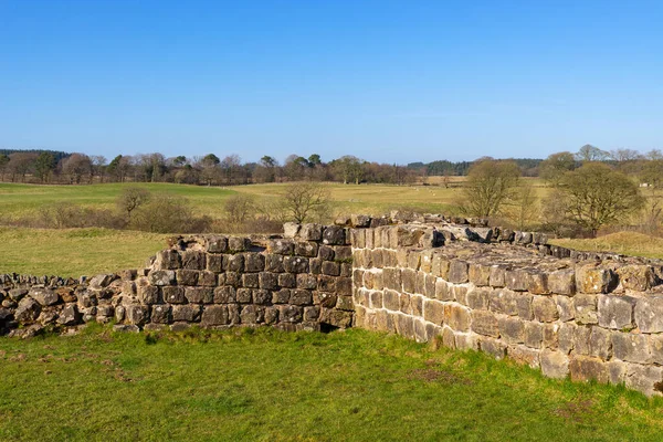Руїни Шраму Харроу Мілекастл Стіні Адріана Північній Англії — стокове фото