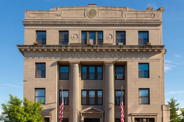 Lasalle Illinois United States June 7Th 2022 Bank Lasalle Downtown — 스톡 사진