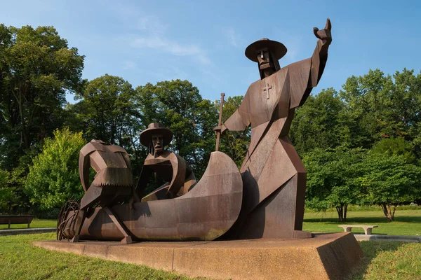 Lyons Illinois États Unis Septembre 2022 Sculpture Lieu Historique National — Photo