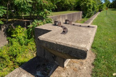 Marsilya, Illinois 'deki tarihi I ve M Kanalının 9 numaralı kilidi..