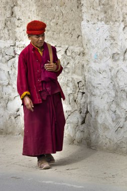 Monk in ladakh clipart