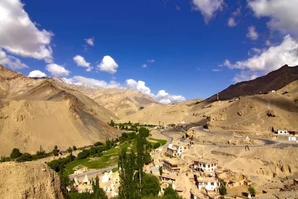 Lamayuru wieś, ladakh — Zdjęcie stockowe