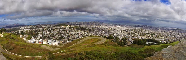 Panoramic View of SFO City USA — Stock Photo, Image