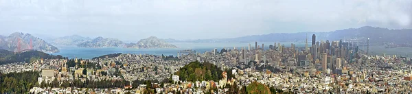 Panoramatický pohled na sfo město usa — Stock fotografie