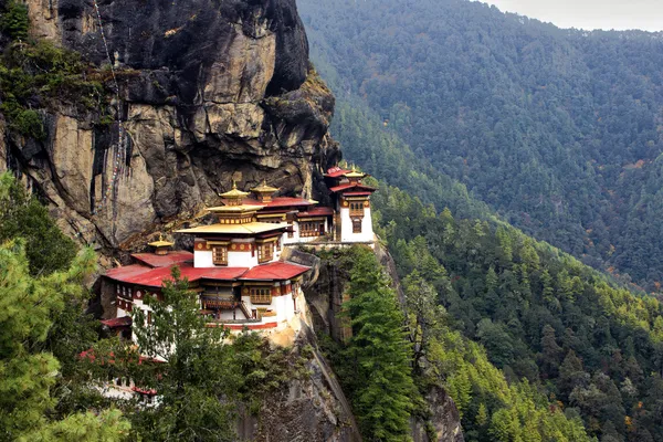 Taktshang goemba (tigers hnízdem klášter), Bhútán Royalty Free Stock Fotografie