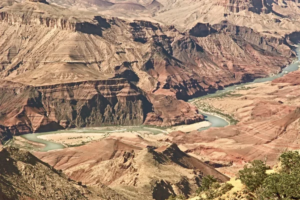 Rzeki Kolorado w grand canyon national park — Zdjęcie stockowe