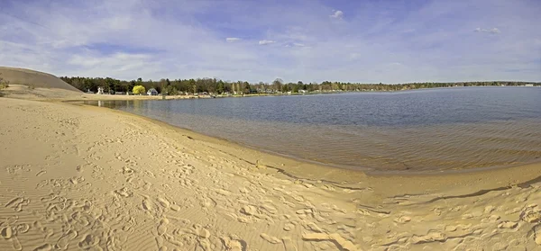 Silver lake panoramic view — Stock Photo, Image