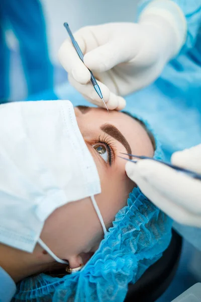 Медицинская Лазерная Коррекция Глаз Медицинские Технологии Глазной Хирургии — стоковое фото