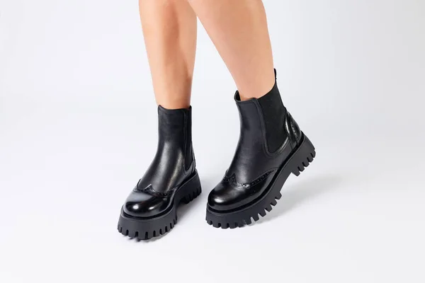 Нова Колекція Жіночого Взуття Весна 2022 Року Ноги Дівчат Новому — стокове фото