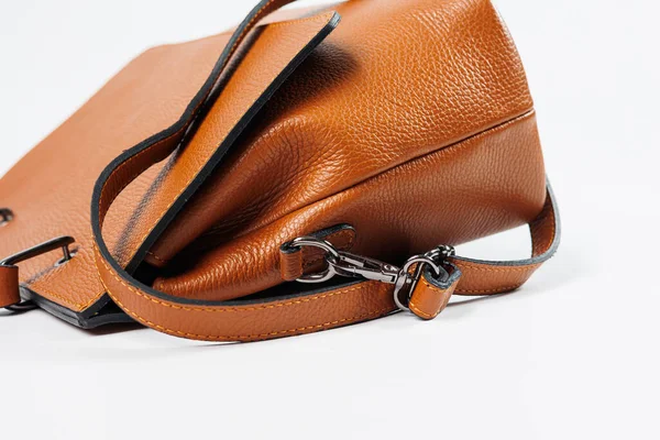 Orange Women Handbag Ladies Bag Orange Female Clutch Orange Clutch — Stock Photo, Image