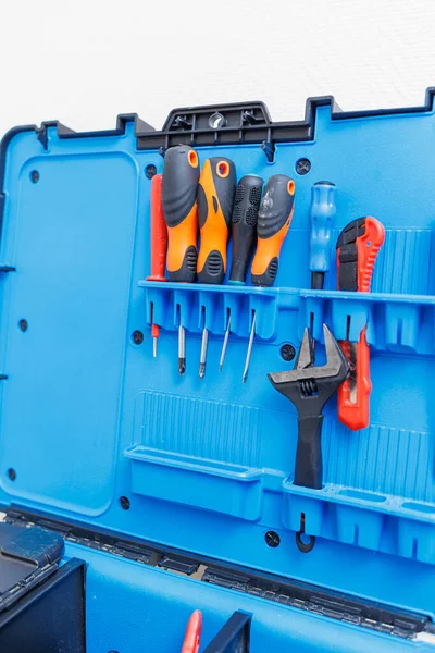 Eine Große Kiste Mit Reparaturwerkzeugen Werkzeuge Für Die Reparatur — Stockfoto