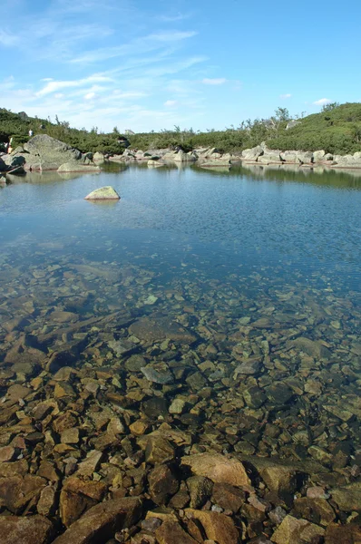 在 karkonosze 山的池塘 — 图库照片