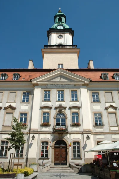 Rynek w mieście jelenia Góra — Zdjęcie stockowe