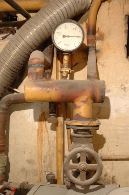 eski ölçer, Vana ve kalorifer boruları