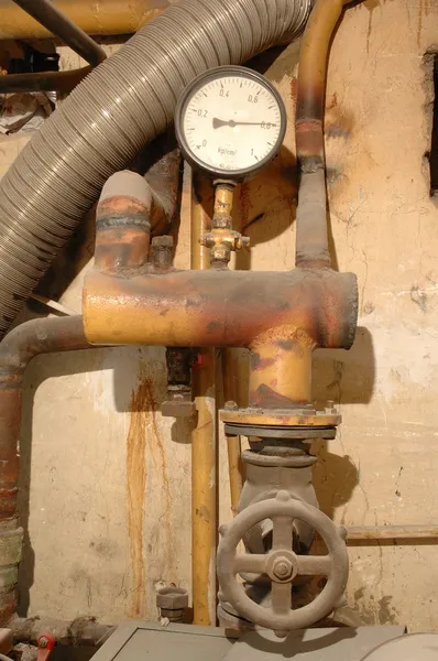 eski ölçer, Vana ve kalorifer boruları