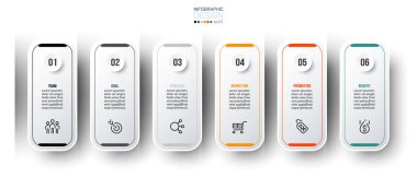 Seçenekli iş konsepti bilgi şablonu