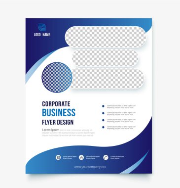 Şirket broşürü tasarım şablonu