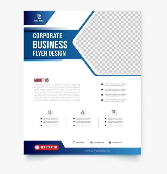 Şirket broşürü tasarım şablonu