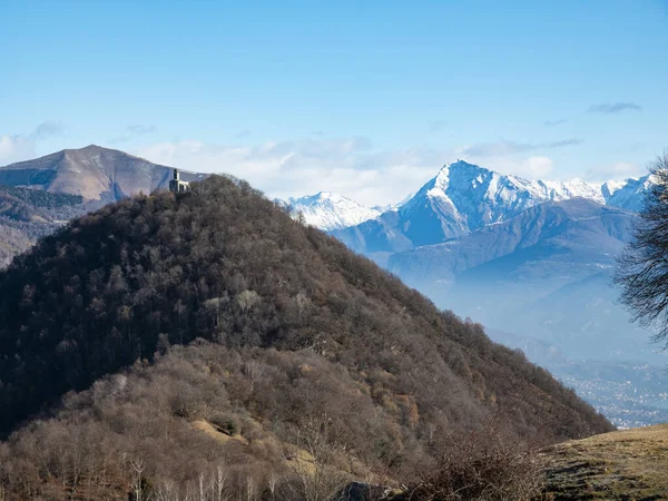 Landscape San Zeno Hermitage Valle Intelvi — Fotografia de Stock