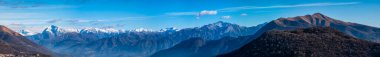 Landscape of the alps on Lake Como