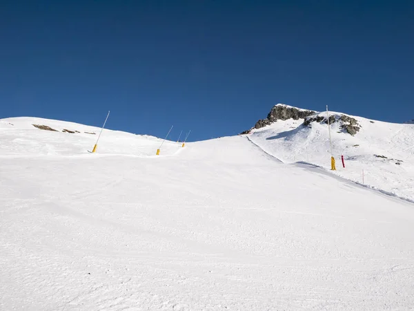 Talyan Alpleri Nde Kayak Pisti — Stok fotoğraf