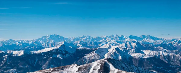 Blick Auf Die Dufourspitze Vom Garzirola — Stockfoto