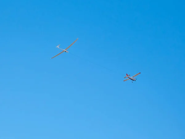 離陸中の滑空機 — ストック写真