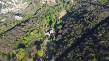 Como şehrinin peyzajı bir İHA tarafından