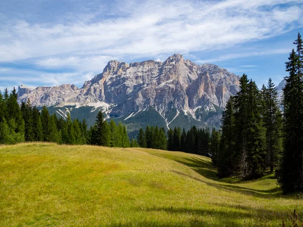 Landscape Dolomites Alta Badia — 图库照片