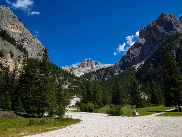 Landscape Dolomites Alta Badia — 图库照片