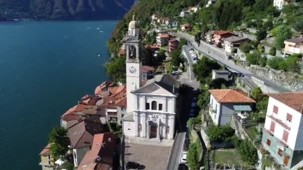 Flight Village Nesso Lake Como — Wideo stockowe