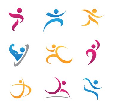 Şehir fitness spor salonu ve insan - insan etkinliği