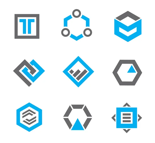 ciddi iş şirketler için mükemmel logo şablonu ve simge detay