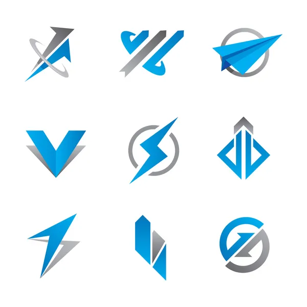 Snel schone professionele en economie Financiën symbool — Stockvector