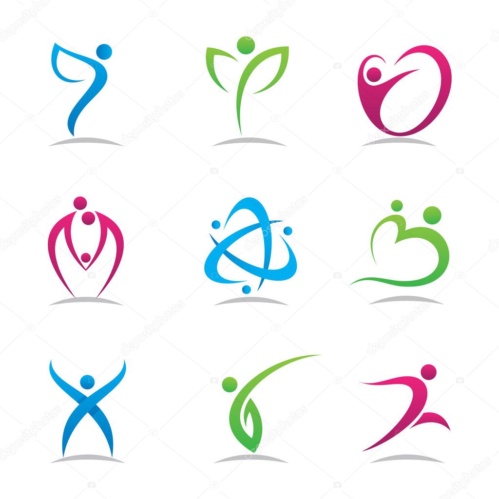 Wonderful logo template that symbolizes people with all their good qualities. Social bound between humans throughout partnership and support . Great for community connecting, social media for youth as well as creative corporate business circle.