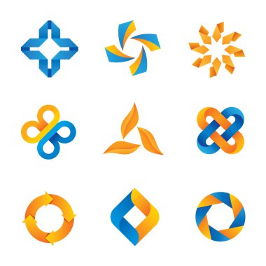 Creative and colorful loop logos to inspire