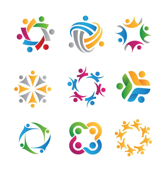 sosyal topluluk ortaklık ve işletme corporation, mutlu insanlar iş ve eğitim