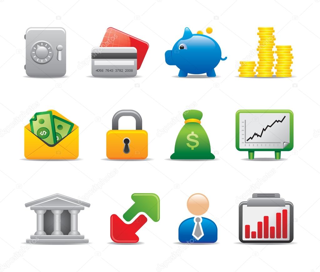Business symbol logo and icons